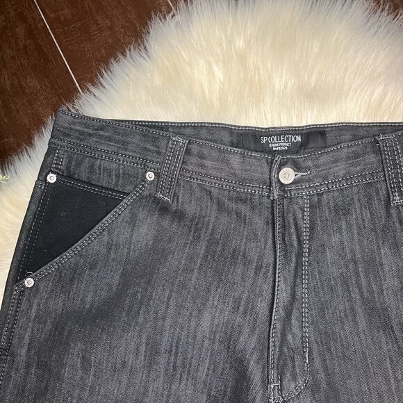 SP Collection black washed denim sz 40 - Picture 2 of 7